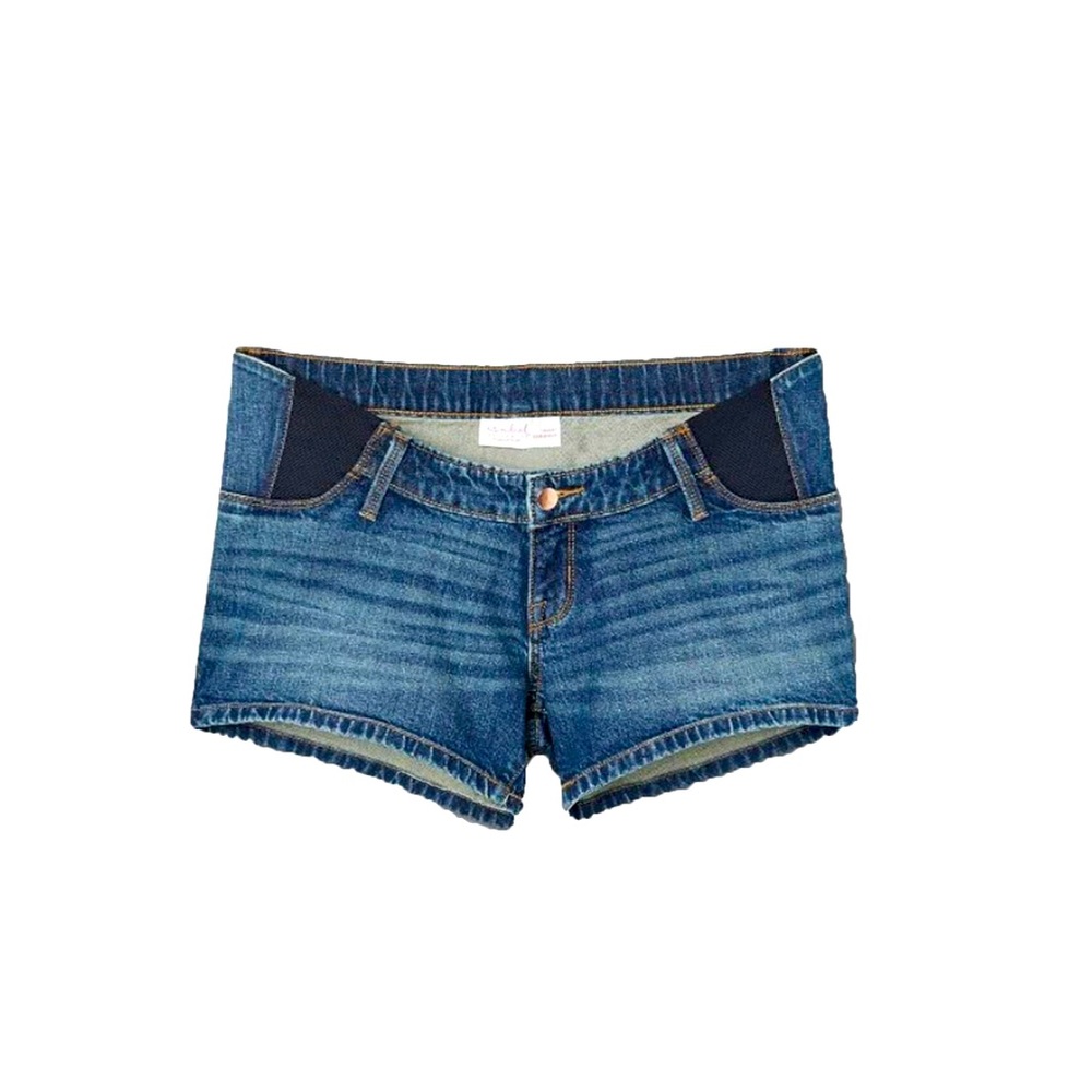 Isabel  maternity shorts  for women size 4 color blue  condition new